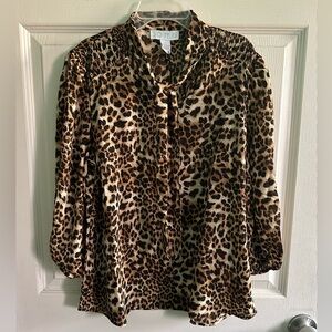 Leopard Print Blouse